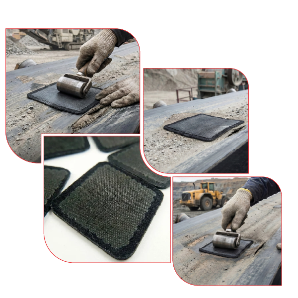 DuraPatch60 Pro - Rapid Conveyor Belt Repair Patch Application Image