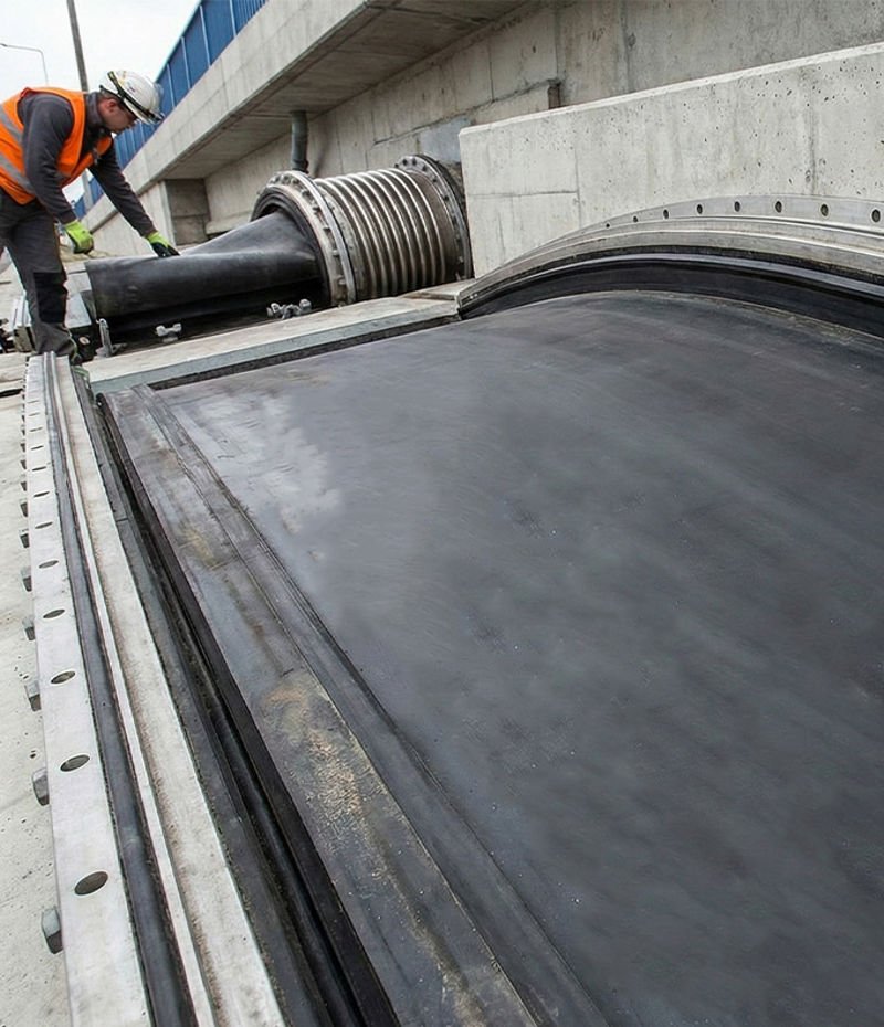 Chlorosulfonated Rubber Sheet Image