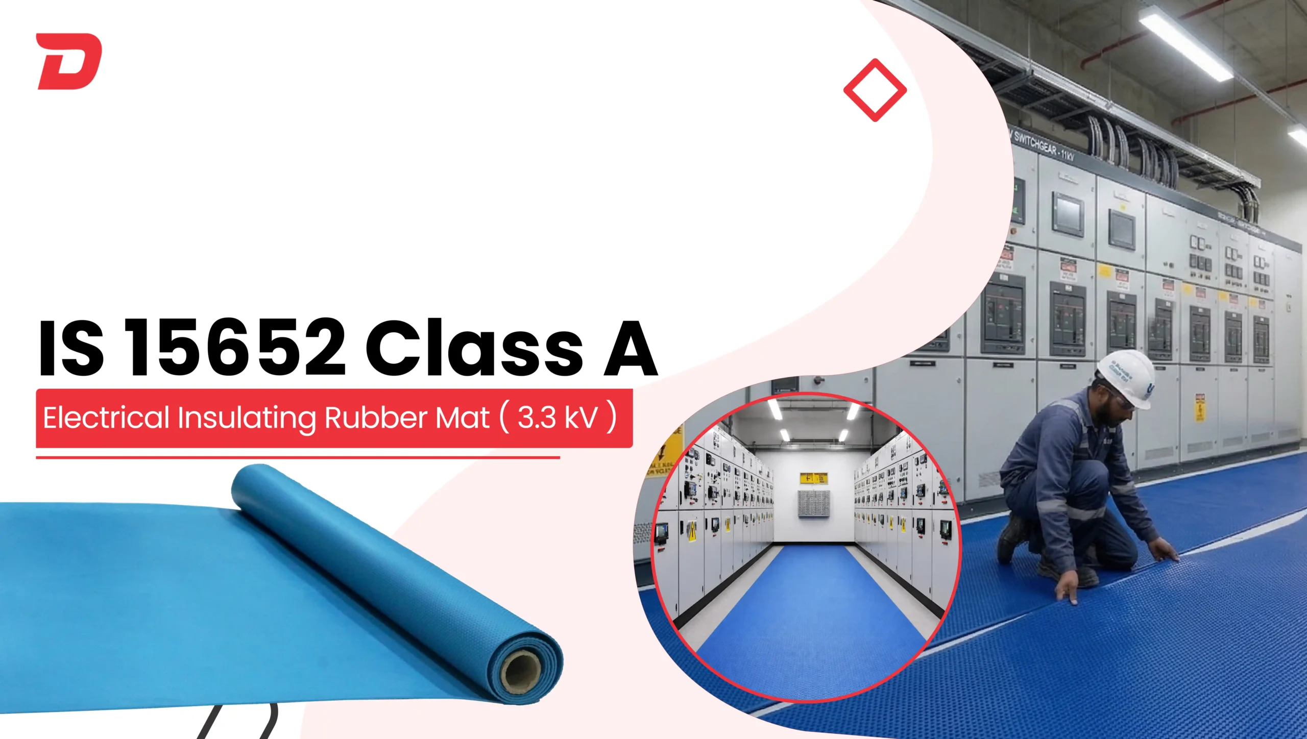 IS 15652 Class A electrical insulating mat