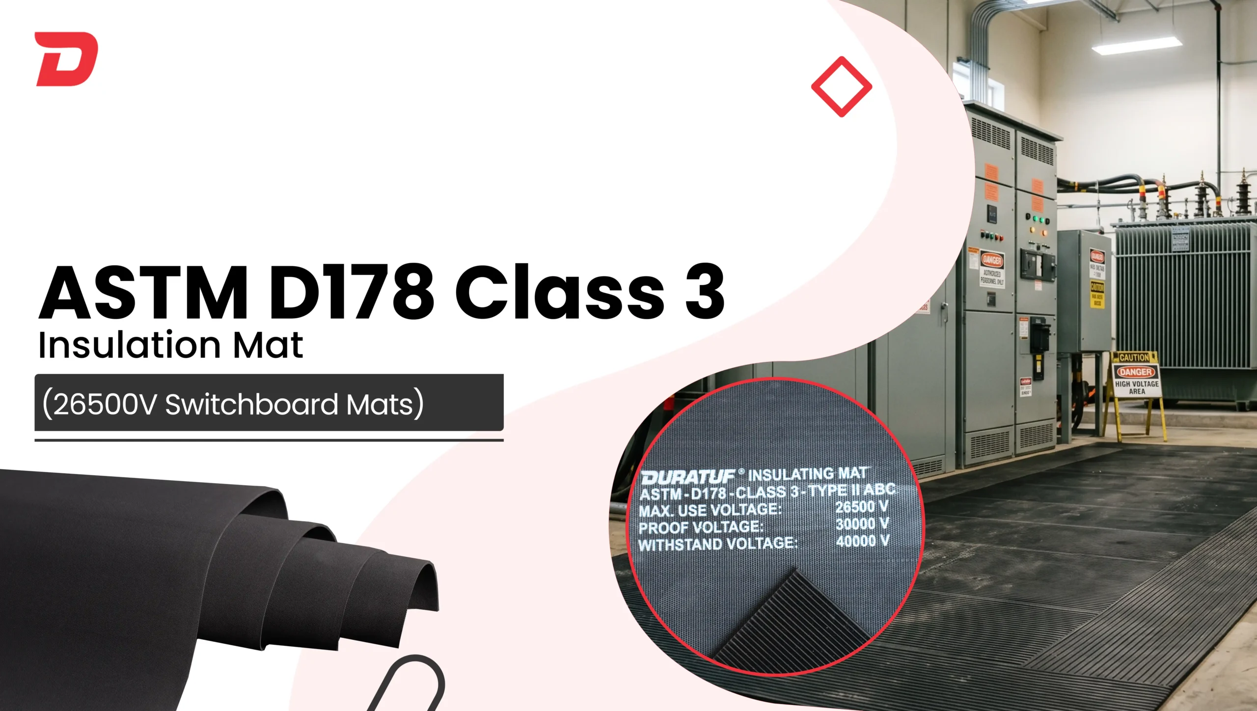 ASTM D178 Class 3 insulation mat